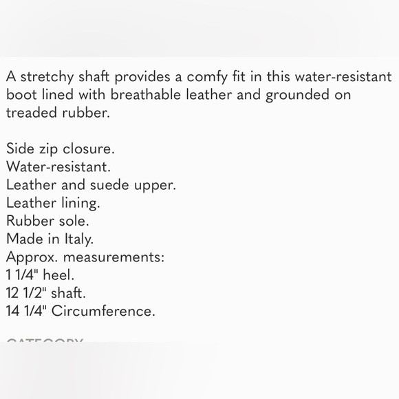 AQUATALIA Mattie Water Resistant Black Leather/Suede Tall Boot - Picture 5 of 8